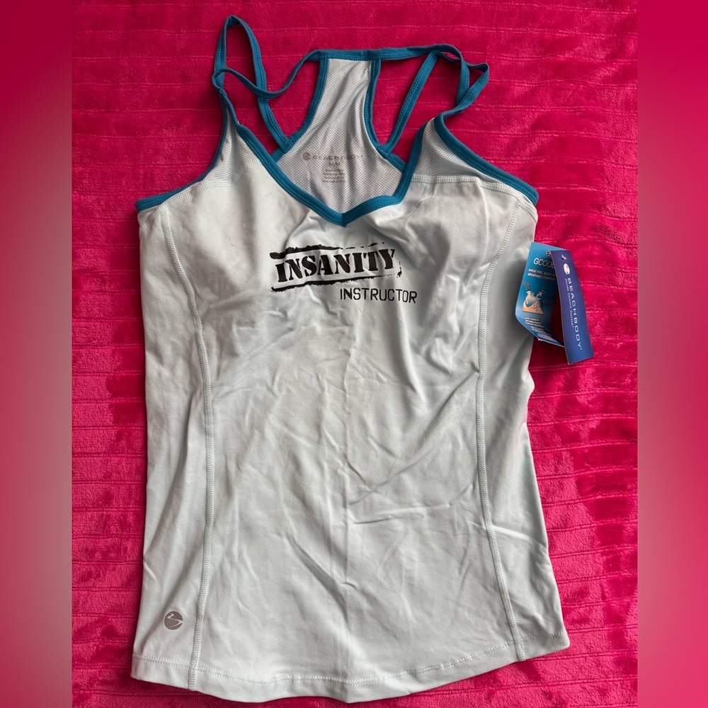 Beachbody Insanity Instructor tank Smoke free